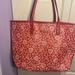 Coach Bags | Coach Double Sided Bag Comes With A Smaller Bag Also Hardly Used Like New | Color: Red | Size: Os