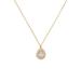 Kate Spade Jewelry | Kate Spade Cubic Zirconia Pear-Shape Halo Pendant Necklace In Gold-Tone Msrp $68 | Color: Gold | Size: 16"