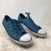 Converse Shoes | Converse Teal Quilted Shoes Sneakers Women's 8 | Color: Blue | Size: 8