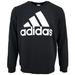 Adidas Shirts | Adidas Men's Essentials Big Logo Sweatshirt | Color: Black/White | Size: Xxl