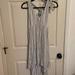 American Eagle Outfitters Dresses | American Eagle Halter Dress. Size M. | Color: Gray/White | Size: M