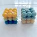 Anthropologie Accents | New 2 Rubik’s Cube Bubble Candles | Color: Blue/Yellow | Size: Os