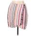 Harper Heritage Casual Mini Skirt Mini: Pink Print Bottoms - Women's Size Medium