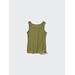 Women's Soft Ribbed Tank Top | Olive | 2XL | UNIQLO US