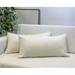 Aiking Textured Polyester Pillow Cover Polyester in White | 12 H x 24 W x 1 D in | Wayfair KNTCOV12-IVY