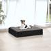 Tucker Murphy Pet™ Dog Bed 28.1"X21.3"X3.5" Solid Wood Pine in Black | Extra Small (20.3" W x 17.3" D x 3.5" H) | Wayfair