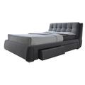 Wade Logan® Emberlynn Normal Queen Storage Sleigh Bed Upholstered/Polyester | Eastern King | Wayfair 34EE07F37A174073981C340AFA340A2C