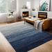 Blue 180 x 132 x 0.31 in Area Rug - Longshore Tides Berdella Ombre Machine Woven Polypropylene Area Rug in Polypropylene | Wayfair