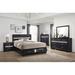 House of Hampton® Abagael Storage Bedroom Set 4 Pieces in Black | 50.25 H x 78.25 W x 42.25 D in | Wayfair 562C96137AA34DCD9A2E3B40F9C79A29