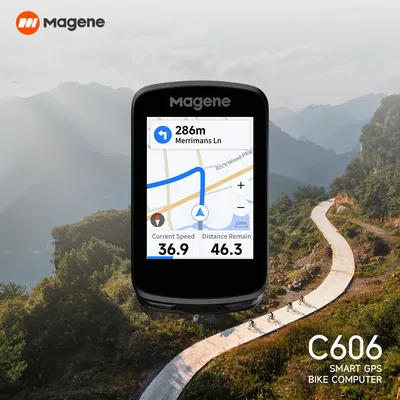 Magene-Ordinateur de vélo GPS intelligent C606 écran tactile de 2.8 pouces navigation