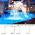 Fontaine de Piscine Enterrée pour Touristes Arroseur Lumières LED Cascade pour Paysage HPPools