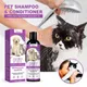 Shampoing adoucissant pour poils d'animaux gel douche pour animaux de compagnie élimination des