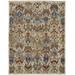 "Pierson Bohemian & Eclectic Ikat, Tan/Ivory/Orange, 5'-6"" x 8'-6"" Area Rug - Feizy LEYR0563IVYMLTE50"