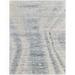 Evie Industrial Abstract, Ivory/Blue/Gray, 3' x 5' Accent Rug - Feizy BRIR69CGLBLIVYB00