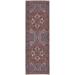 "Birchlawn Bohemian & Eclectic Medallion, Red/Tan/Blue, 2'-7"" x 8' Runner - Feizy RLNR39HHREDNVYI7A"