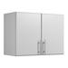Prepac Elite 32â€� Light Grey Stackable Wall Cabinet