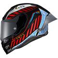 Nexx X.R3R Out Brake Helm, schwarz-weiss, Größe XL