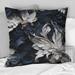 Designart "White And Silver Sphinx Paisley" Paisley Printed Throw Pillow