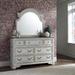 Magnolia Manor Panel Bed, Dresser and Mirror Set