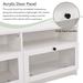 Modern Design TV Stand with Door,Ample Storage Space TV Cabinet