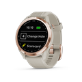 Garmin Approach S42 Golf Watch Rose Gold w/ Light Sand