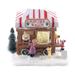 LED Lighted Houses Multicolored Christmas Vacation Village with Music Popcorn House