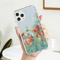 Compatible with iPhone X Case Retro Oil Painting Cell Phone Basic Cases Flexible TPU and Hard PC Shockproof Case Cell Phone Case for Girls Kids Women Phone Cases