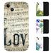 Vintage Love Sheet Music Bird Flower Pattern 4 Pack Printed TPU Soft Shell Non-Yellowing Shockproof Phone Case Compatible With iPhone 14/14 PLUS/15/15 PLUS