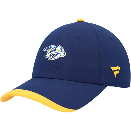 Herren Fanatics Marineblau/Gold Nashville Predators Authentic Pro Rink Pinnacle Verstellbare Mütze