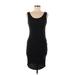 Volcom Casual Dress - Sheath: Black Solid Dresses - Women's Size Small