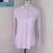 J. Crew Tops | J Crew Women's Size 6 Pink Striped "Boy" Button Up Pocket Career Shirt Ruched | Color: Pink/White | Size: 6