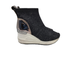Michael Kors Shoes | Michael Kors Neoflex Wedge Heel Boots Toddler Girls Size 11 Black Metallic | Color: Black/Silver | Size: 11g