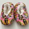 Disney Shoes | Disney Princesses Fuzzy Slipper Socks Size 3t-4t | Color: Pink | Size: 11g
