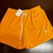 Nike Shorts | Nike Mens Yellow Club Mesh Flow At Knee Length Athletic Shorts Size Xl 2xl | Color: Yellow | Size: Various