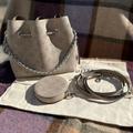 Louis Vuitton Bags | Louis Vuitton Bella Galet Gray Bucket Bag. Euc. | Color: Gray/Tan | Size: Os