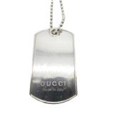 Gucci Bags | Gucci Dog Tag Plate Silver 925 Pendant Necklace Gn | Color: Silver | Size: (Inches Mm)Weight1.763 Oz