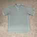 Adidas Shirts | Adidas Polo Shirt Large Gray White Golfing Golf Lightweight Rugby Logo Outdoor | Color: Gray | Size: L