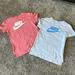 Nike Shirts & Tops | 2 Nike T-Shirts | Color: Blue/Pink | Size: Sg