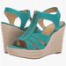 Michael Kors Shoes | New Michael Kors Wedge Sandals - Size 9 | Color: Blue | Size: 9