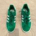 Adidas Shoes | Adidas Gears Of Futuristic Teenagers Green Campus Style Shoe. Nwot. Sz 5(Mens) | Color: Green/White | Size: 5