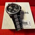 Michael Kors Accessories | Michael Kors Everest Chronograph Gunmetal-Tone Stainless Steel Watch Mk6974 | Color: Black | Size: Os