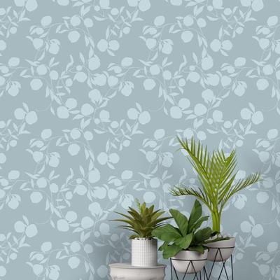 Anthropologie Wall Decor | Anthropologie Soicher Marin Pomegranate Wallpaper | Color: Gray/Green | Size: Os