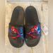 Adidas Shoes | Adidas Adilette Aqua K Beach Slides Marvel Spider-Man Big Kids Size 6 Nwt | Color: Black/Red | Size: 6b