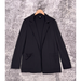 Athleta Jackets & Coats | Athleta Eastbound Blazer Womens Black Ponte Stretch Knit Open Front Jacket 10 | Color: Black/Red | Size: 10