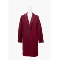 J. Crew Jackets & Coats | J. Crew Daphne Topcoat Size 4 Burgundy Red Italian Boiled Wool Coat Peacoat | Color: Red | Size: 4