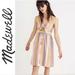 Madewell Dresses | Madewell Tie-Front Cut Out Dress Sherbet Stripe | Color: Blue/Pink | Size: 14