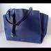 Nine West Bags | Nine West Large Purse Navy Blue Satchel Tote | Color: Blue | Size: 12"X18"