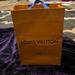 Louis Vuitton Other | Authentic Louis Vuitton Gift Bag | Color: Blue/Orange | Size: Os