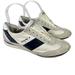 Coach Shoes | Coach Mae White Suede Genuine Leather & Canvas Lace Up Navy Shoes Sneakers 7.5 M | Color: Blue/White | Size: 7.5