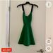 Urban Outfitters Dresses | Green A-Line Dress From Urban Outfitters | Color: Green | Size: Xs